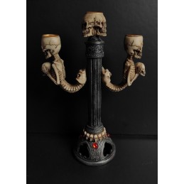 chandelier skull gothique