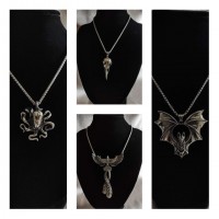 pendentifs et colliers, viking, gothic, metal